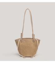 【2025春夏新作】細編みショルダーかごバッグ - select store mirror me【2025春夏新作】細編みショルダーかごバッグselect store mirror meselect store mirror meホワイト