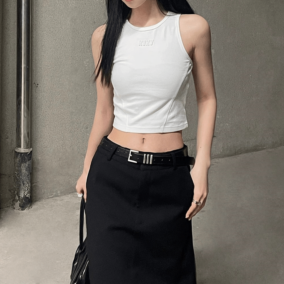 【2025春夏新作】バックスリットロングスカート - select store mirror me【2025春夏新作】バックスリットロングスカートselect store mirror meselect store mirror meブラックS