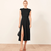 【2025春夏新作】バックオープンバックスリットワンピース - select store mirror me【2025春夏新作】バックオープンバックスリットワンピースselect store mirror meselect store mirror meブラックS