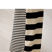 【2025春夏新作】ノースリーブ配色ニットワンピース - select store mirror me【2025春夏新作】ノースリーブ配色ニットワンピースselect store mirror meselect store mirror meブラックS