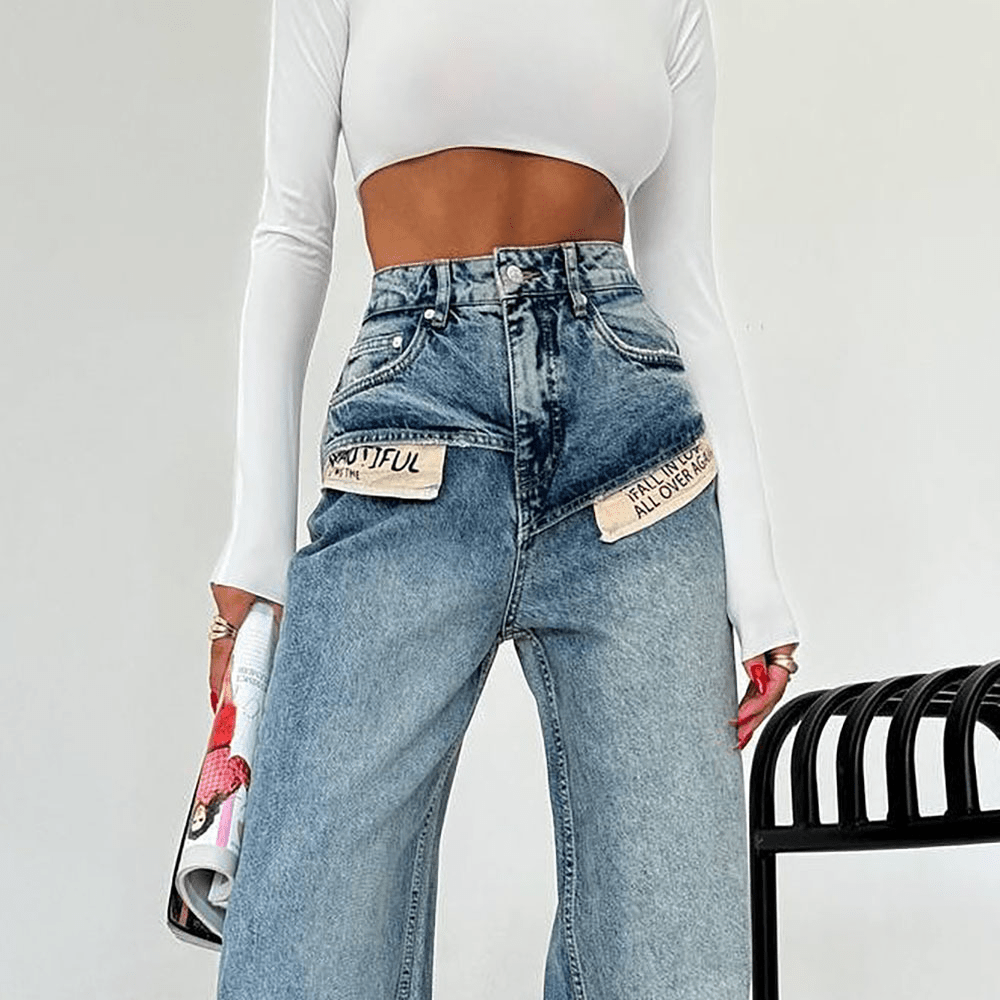 【2025春夏新作】美脚見えが叶う!サマーデニムワイドパンツ - select store mirror me【2025春夏新作】美脚見えが叶う!サマーデニムワイドパンツselect store mirror meselect store mirror meS