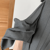 【2025春夏新作】ハイネックウエストノットワンピース - select store mirror me【2025春夏新作】ハイネックウエストノットワンピースselect store mirror meselect store mirror meダークグレーS