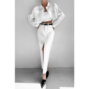 【2025春夏新作】フロントスリットロングデニムスカート - select store mirror me【2025春夏新作】フロントスリットロングデニムスカートselect store mirror meselect store mirror meS