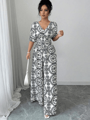 【2025春夏新作】全刺繡ラグジュアリーオールインワン - select store mirror me【2025春夏新作】全刺繡ラグジュアリーオールインワンselect store mirror meselect store mirror meホワイト×ブラックS