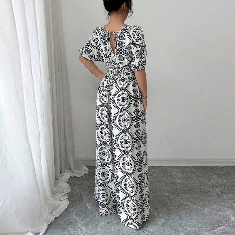 【2025春夏新作】全刺繡ラグジュアリーオールインワン - select store mirror me【2025春夏新作】全刺繡ラグジュアリーオールインワンselect store mirror meselect store mirror meホワイト×ブラックS