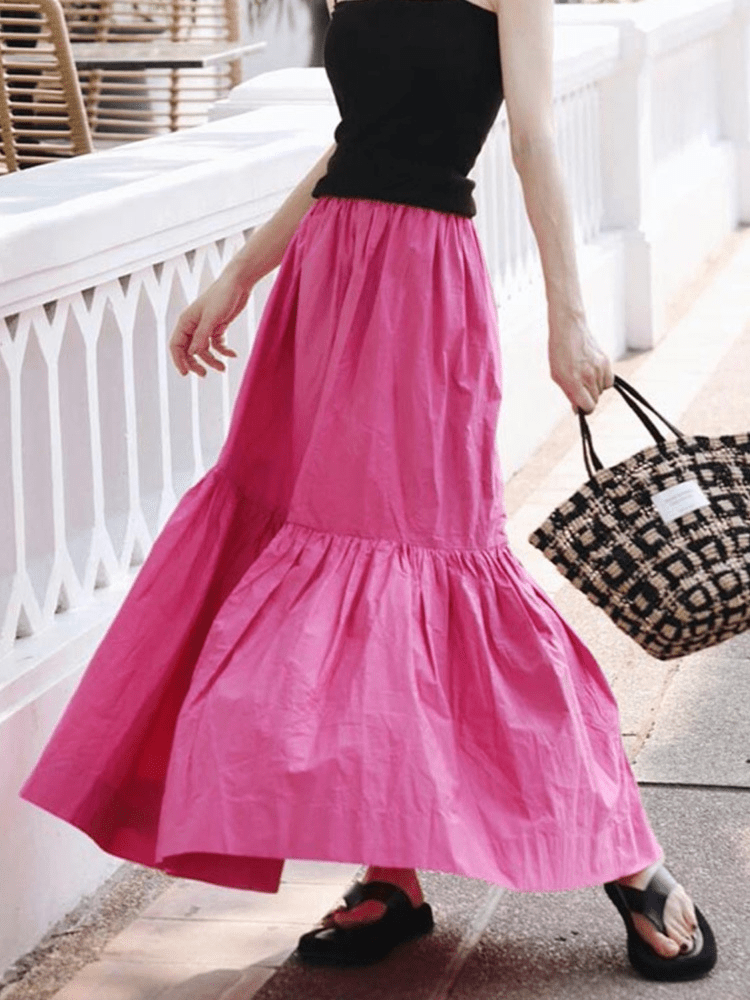 【2025春夏新作】ローズレッドティアードスカート - select store mirror me【2025春夏新作】ローズレッドティアードスカートselect store mirror meselect store mirror meローズレッドS