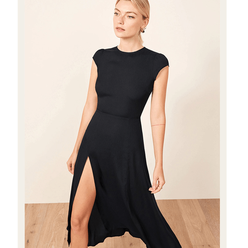 【2025春夏新作】バックオープンバックスリットワンピース - select store mirror me【2025春夏新作】バックオープンバックスリットワンピースselect store mirror meselect store mirror meブラックS