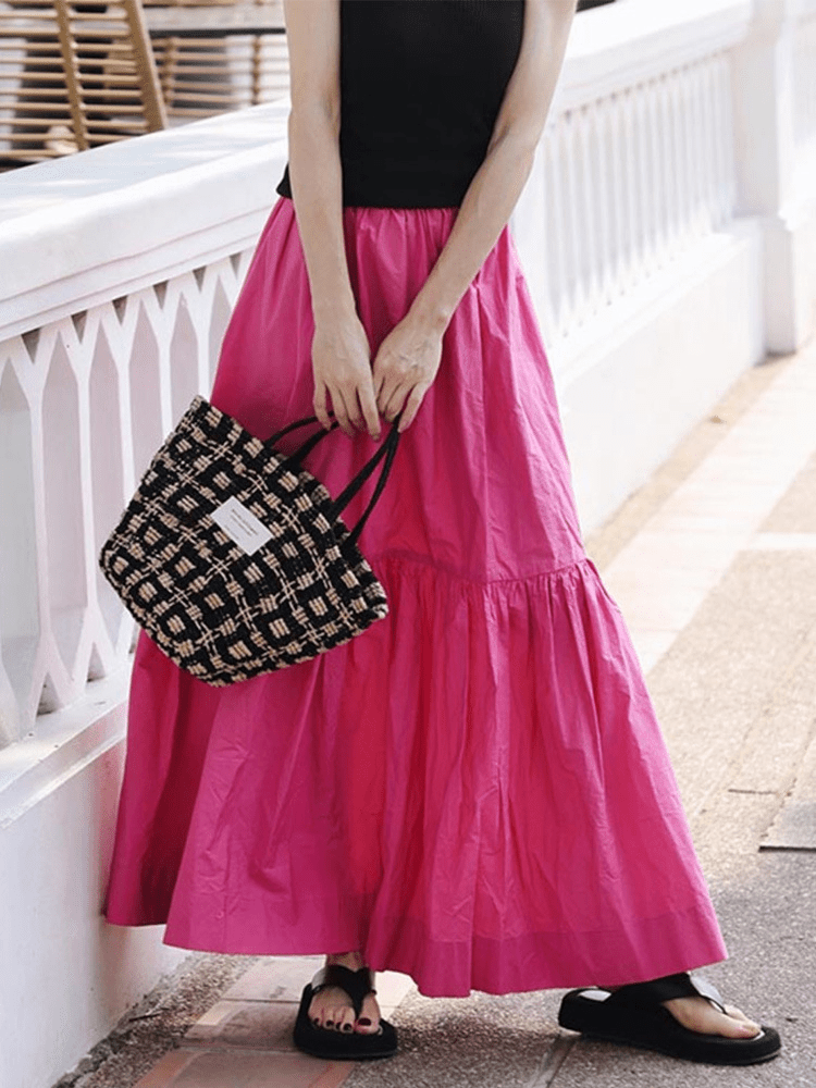 【2025春夏新作】ローズレッドティアードスカート - select store mirror me【2025春夏新作】ローズレッドティアードスカートselect store mirror meselect store mirror meローズレッドS