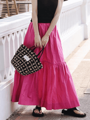 【2025春夏新作】ローズレッドティアードスカート - select store mirror me【2025春夏新作】ローズレッドティアードスカートselect store mirror meselect store mirror meローズレッドS