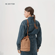 【2025春夏新作】ドロストクロシェかごバッグ【2色展開】 - select store mirror me【2025春夏新作】ドロストクロシェかごバッグ【2色展開】select store mirror meselect store mirror meカーキ