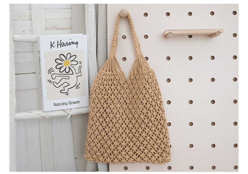 【2025春夏新作】ロープネットバッグ【2色展開】 - select store mirror me【2025春夏新作】ロープネットバッグ【2色展開】select store mirror meselect store mirror meカーキ