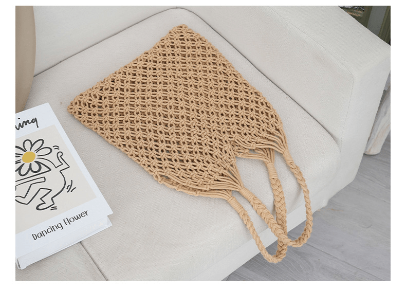 【2025春夏新作】ロープネットバッグ【2色展開】 - select store mirror me【2025春夏新作】ロープネットバッグ【2色展開】select store mirror meselect store mirror meカーキ