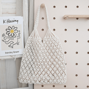 【2025春夏新作】ロープネットバッグ【2色展開】 - select store mirror me【2025春夏新作】ロープネットバッグ【2色展開】select store mirror meselect store mirror meホワイト