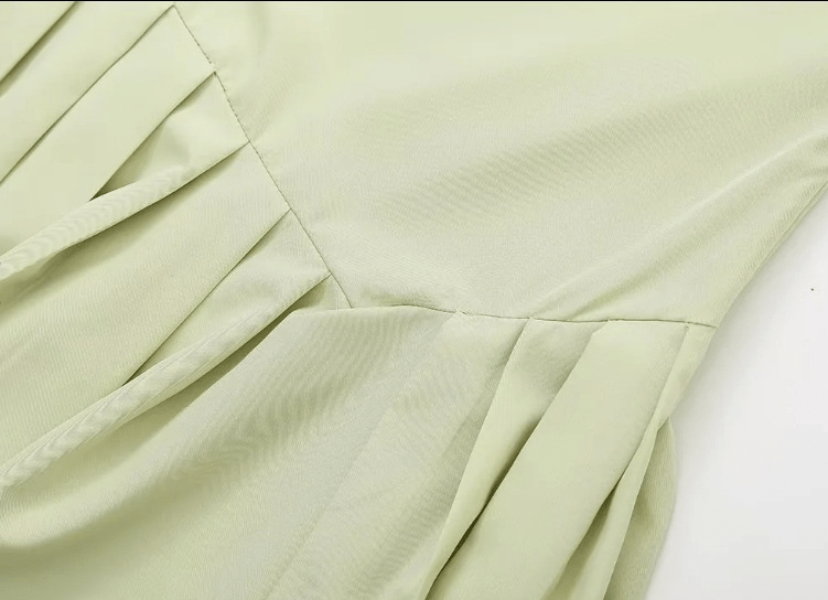 【2025春夏新作】パッチワークプリーツマキシドレス【2色展開】 - select store mirror me【2025春夏新作】パッチワークプリーツマキシドレス【2色展開】select store mirror meselect store mirror meグリーンS