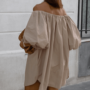 【2025春夏新作】2wayオフショルバルーンスリーブワンピース - select store mirror me【2025春夏新作】2wayオフショルバルーンスリーブワンピースselect store mirror meselect store mirror meベージュS