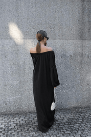 【2025春夏新作】2WAYギャザーリラックスワンピース【2色展開】 - select store mirror me【2025春夏新作】2WAYギャザーリラックスワンピース【2色展開】select store mirror meselect store mirror meブラックS