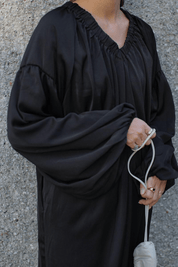 【2025春夏新作】2WAYギャザーリラックスワンピース【2色展開】 - select store mirror me【2025春夏新作】2WAYギャザーリラックスワンピース【2色展開】select store mirror meselect store mirror meブラックS