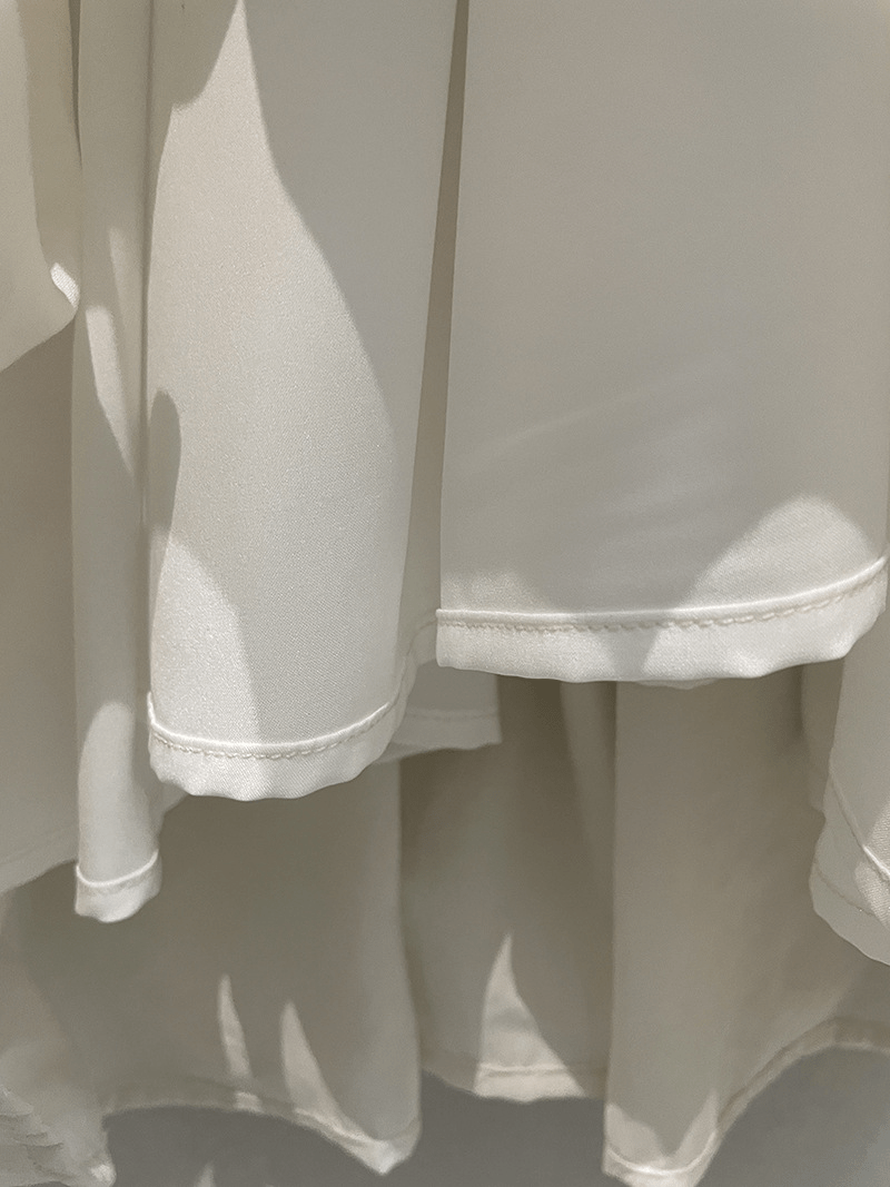 【2025春夏新作】2WAYギャザーリラックスワンピース【2色展開】 - select store mirror me【2025春夏新作】2WAYギャザーリラックスワンピース【2色展開】select store mirror meselect store mirror meオフホワイトS