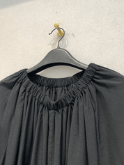 【2025春夏新作】2WAYギャザーリラックスワンピース【2色展開】 - select store mirror me【2025春夏新作】2WAYギャザーリラックスワンピース【2色展開】select store mirror meselect store mirror meブラックS