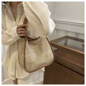 【2025春夏新作】カゴ編みレザーライクハンドルバッグ【3色展開】 - select store mirror me【2025春夏新作】カゴ編みレザーライクハンドルバッグ【3色展開】select store mirror meselect store mirror meブラウン