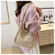 【2025春夏新作】カゴ編みレザーライクハンドルバッグ【3色展開】 - select store mirror me【2025春夏新作】カゴ編みレザーライクハンドルバッグ【3色展開】select store mirror meselect store mirror meカーキ