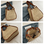 【2025春夏新作】カゴ編みレザーライクハンドルバッグ【3色展開】 - select store mirror me【2025春夏新作】カゴ編みレザーライクハンドルバッグ【3色展開】select store mirror meselect store mirror meブラウン