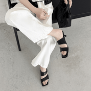 【2025春夏新作】スクエアトゥミュールサンダル【3色展開】 - select store mirror me【2025春夏新作】スクエアトゥミュールサンダル【3色展開】select store mirror meselect store mirror meブラック22cm