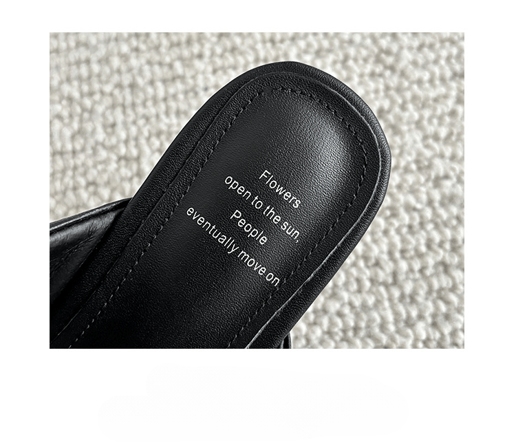 【2025春夏新作】スクエアトゥミュールサンダル【3色展開】 - select store mirror me【2025春夏新作】スクエアトゥミュールサンダル【3色展開】select store mirror meselect store mirror meブラック22cm