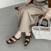 【2025春夏新作】スクエアトゥミュールサンダル【3色展開】 - select store mirror me【2025春夏新作】スクエアトゥミュールサンダル【3色展開】select store mirror meselect store mirror meダークブラウン22cm