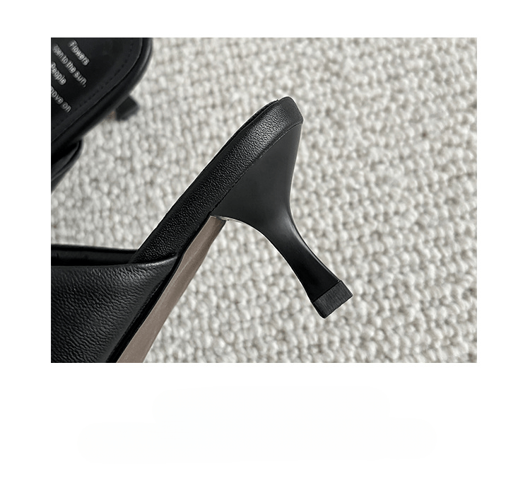 【2025春夏新作】スクエアトゥミュールサンダル【3色展開】 - select store mirror me【2025春夏新作】スクエアトゥミュールサンダル【3色展開】select store mirror meselect store mirror meブラック22cm