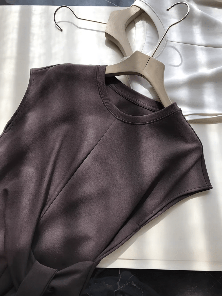 【2025春夏新作】フロントタイロングワンピース【3色展開】 - select store mirror me【2025春夏新作】フロントタイロングワンピース【3色展開】select store mirror meselect store mirror meブラウンS