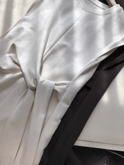 【2025春夏新作】フロントタイロングワンピース【3色展開】 - select store mirror me【2025春夏新作】フロントタイロングワンピース【3色展開】select store mirror meselect store mirror meオフホワイトS