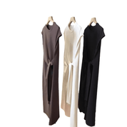 【2025春夏新作】フロントタイロングワンピース【3色展開】 - select store mirror me【2025春夏新作】フロントタイロングワンピース【3色展開】select store mirror meselect store mirror meオフホワイトS