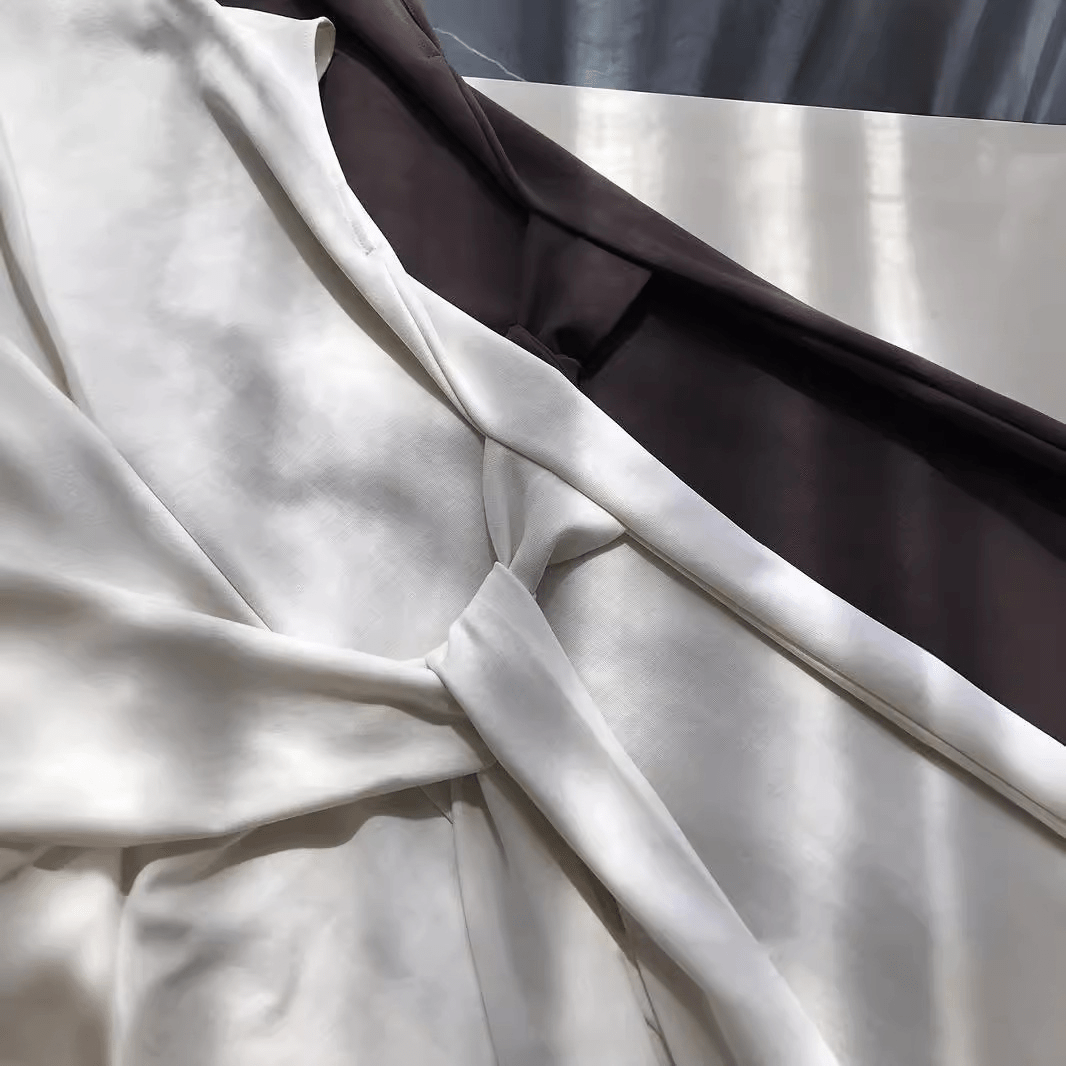 【2025春夏新作】フロントタイロングワンピース【3色展開】 - select store mirror me【2025春夏新作】フロントタイロングワンピース【3色展開】select store mirror meselect store mirror meオフホワイトS