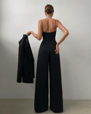 【2025春夏新作】オールインワンワイドパンツドレス【6色展開】 - select store mirror me【2025春夏新作】オールインワンワイドパンツドレス【6色展開】select store mirror meselect store mirror meブラックS