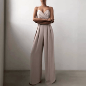 【2025春夏新作】オールインワンワイドパンツドレス【6色展開】 - select store mirror me【2025春夏新作】オールインワンワイドパンツドレス【6色展開】select store mirror meselect store mirror meアプリコットピンクS