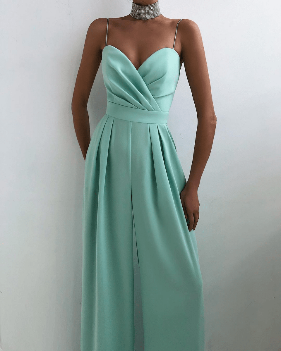 【2025春夏新作】オールインワンワイドパンツドレス【6色展開】 - select store mirror me【2025春夏新作】オールインワンワイドパンツドレス【6色展開】select store mirror meselect store mirror meミントグリーンS