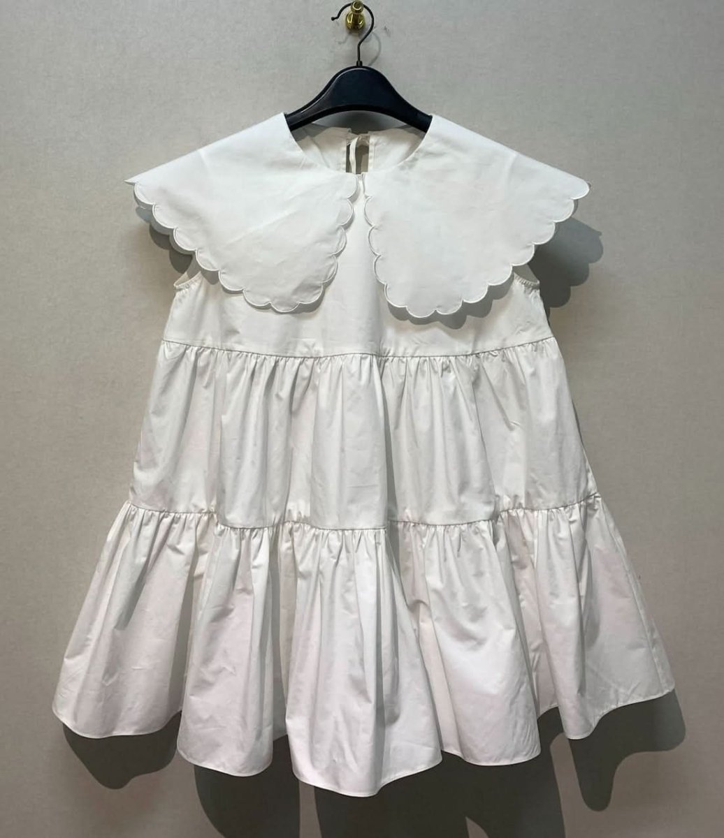 【動画あり】スカラップ襟フリルホワイトトップス - select store mirror me【動画あり】スカラップ襟フリルホワイトトップス203503375mirror meselect store mirror me203503375S