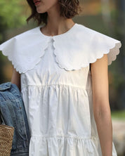 【動画あり】スカラップ襟フリルホワイトトップス - select store mirror me【動画あり】スカラップ襟フリルホワイトトップス203503375mirror meselect store mirror me203503375S