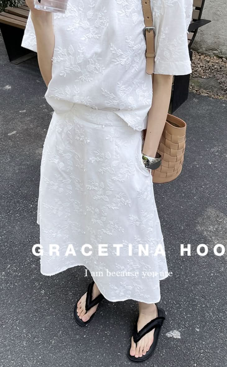 【動画あり】ジャガードホワイトスカートセットアップ - select store mirror me【動画あり】ジャガードホワイトスカートセットアップ204751711mirror meselect store mirror me204751711S