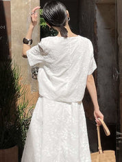 【動画あり】ジャガードホワイトスカートセットアップ - select store mirror me【動画あり】ジャガードホワイトスカートセットアップ204751711mirror meselect store mirror me204751711S