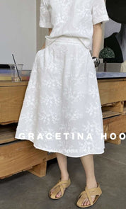【動画あり】ジャガードホワイトスカートセットアップ - select store mirror me【動画あり】ジャガードホワイトスカートセットアップ204751711mirror meselect store mirror me204751711S