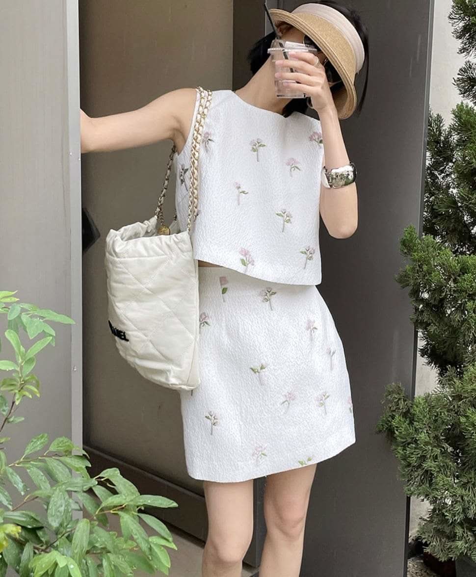 【動画あり】フラワー刺繍ジャガードスカートセットアップ - select store mirror me【動画あり】フラワー刺繍ジャガードスカートセットアップ206841538mirror meselect store mirror me206841538S