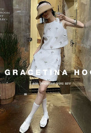 【動画あり】フラワー刺繍ジャガードスカートセットアップ - select store mirror me【動画あり】フラワー刺繍ジャガードスカートセットアップ206841538mirror meselect store mirror me206841538S