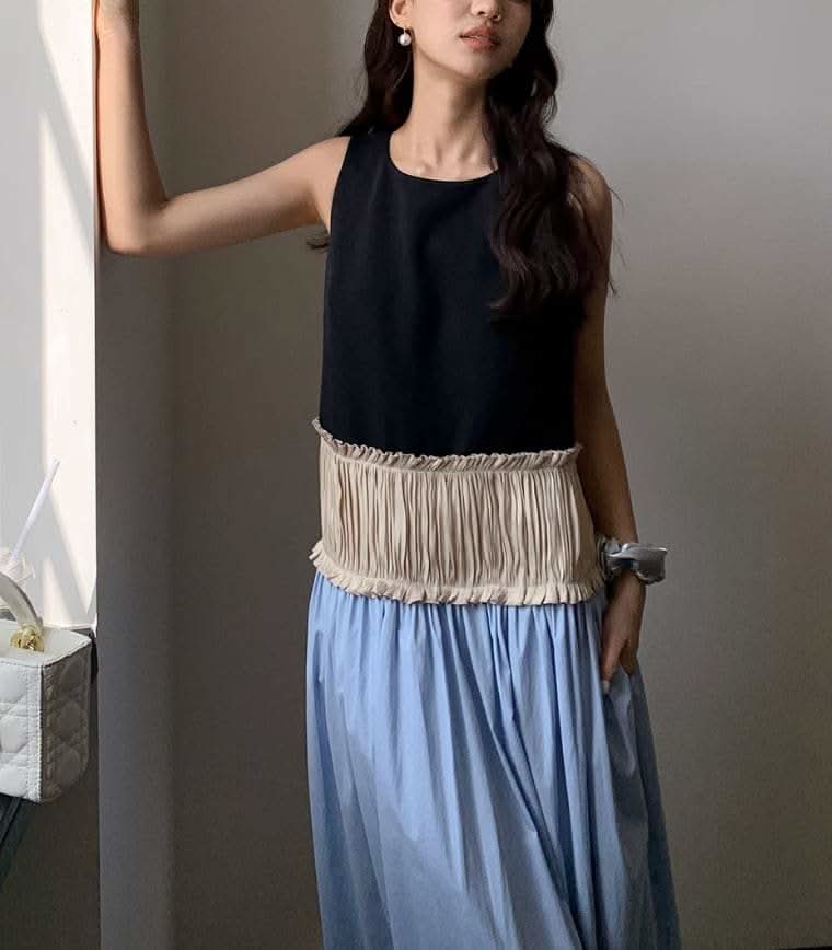 【動画あり】高品質トリプルカラー切り替えデザインロングワンピース - select store mirror me【動画あり】高品質トリプルカラー切り替えデザインロングワンピース207097026mirror meselect store mirror me207097026XS