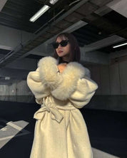 <インスタグラマー様ご愛用> 高品質ウールホワイトショートファーコート - select store mirror me<インスタグラマー様ご愛用> 高品質ウールホワイトショートファーコート219767640mirror meselect store mirror me219767640XS