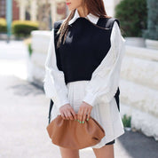 <インスタグラマー様ご愛用>【動画あり】ニットベスト&デザインシャツワンピース2点セット - select store mirror me<インスタグラマー様ご愛用>【動画あり】ニットベスト&デザインシャツワンピース2点セット52758971mirror meselect store mirror me52758971S