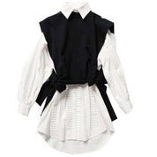 <インスタグラマー様ご愛用>【動画あり】ニットベスト&デザインシャツワンピース2点セット - select store mirror me<インスタグラマー様ご愛用>【動画あり】ニットベスト&デザインシャツワンピース2点セット52758971mirror meselect store mirror me52758971S