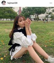 <インスタグラマー様ご愛用>【動画あり】ニットベスト&デザインシャツワンピース2点セット - select store mirror me<インスタグラマー様ご愛用>【動画あり】ニットベスト&デザインシャツワンピース2点セット52758971mirror meselect store mirror me52758971S