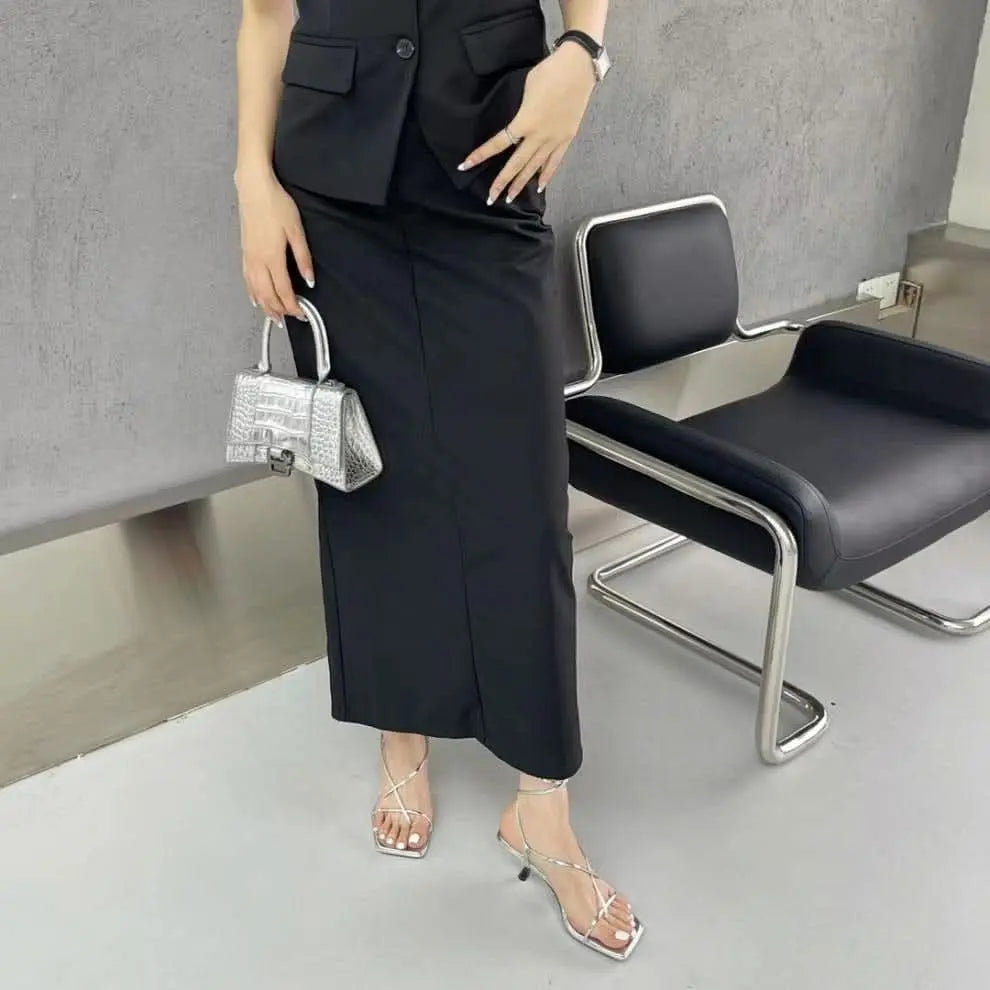 スクエアトゥハイヒールサンダル mirror me